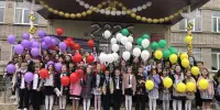 Торжественная линейка, посвященная окончанию учебного года.
